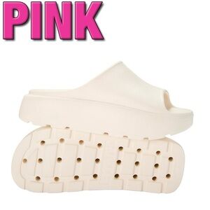 VS PINK Platform Slides NWT L (9/10)